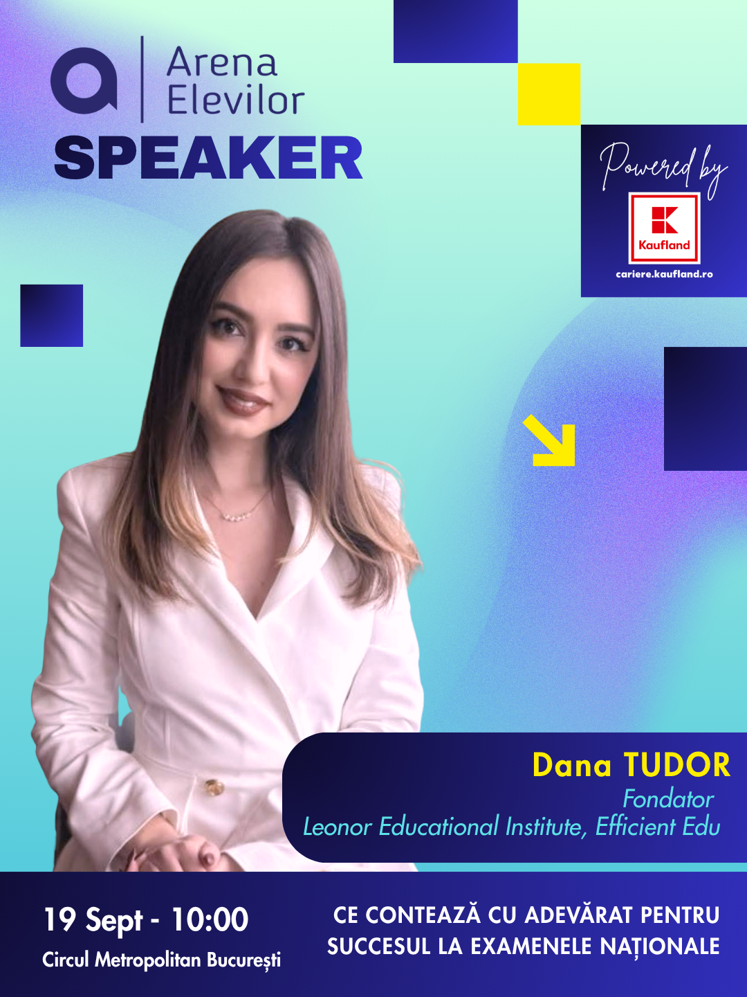 Dana Tudor Arena elevilor