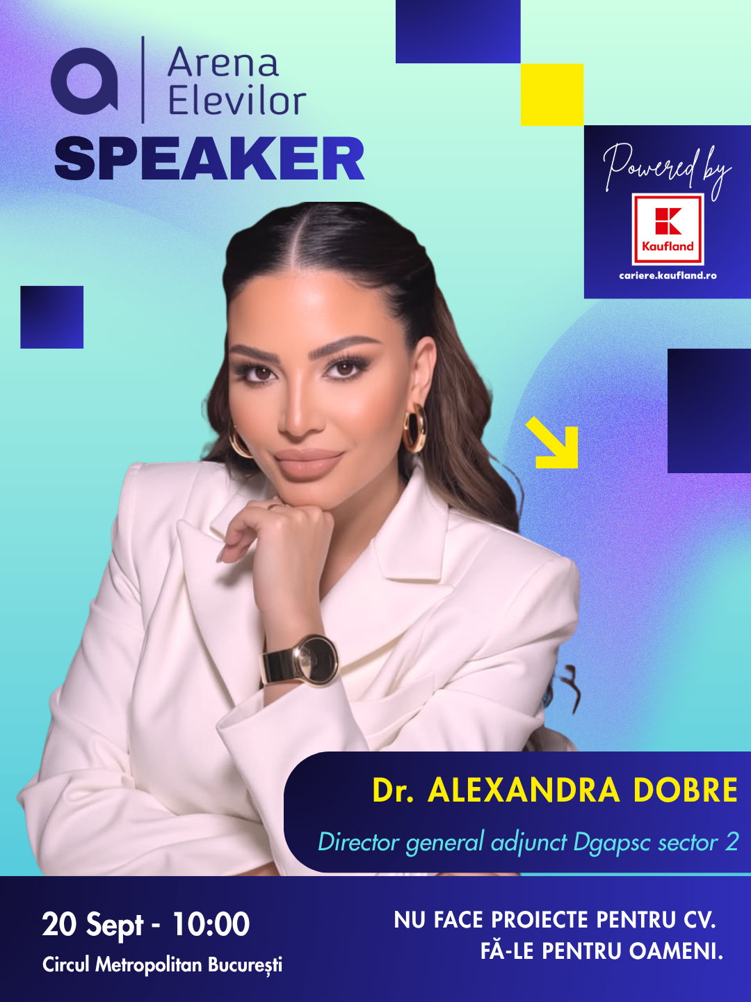 Alexandra Dobre arena elevilor